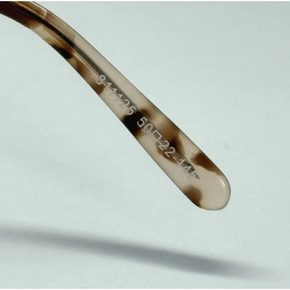 GlassesShop 811125‎ Eyeglasses Frame Only 50-22-145 Cat Eye Tortoise Shell Gold